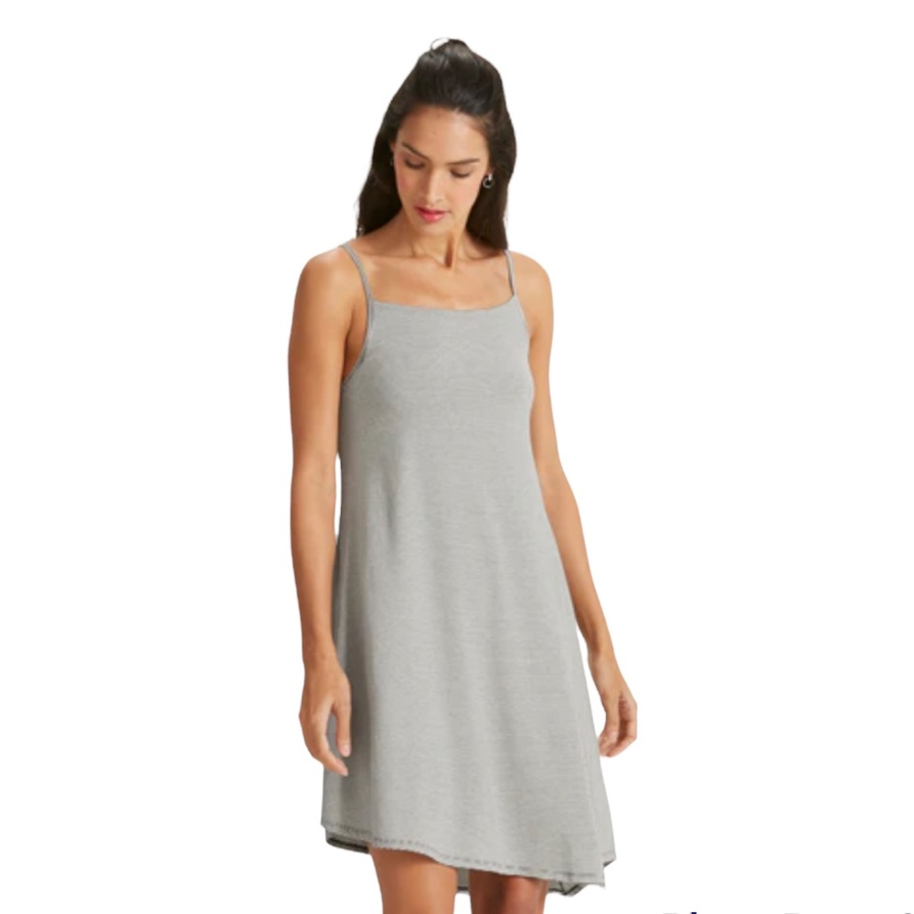 Nau Astir Strappy Dress Stripe Small Asymmetrical